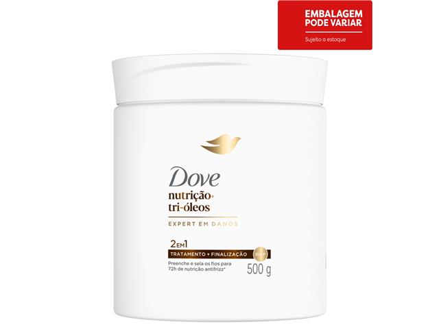 Máscara 2 em 1 Dove Nutrição + Tri-Óleos Pote ...
