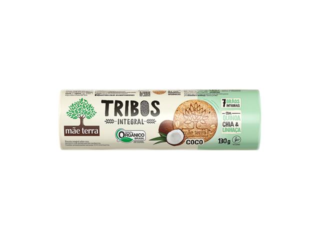Biscoito Orgânico Mãe Terra Tribos Coco 130g