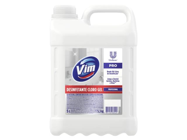 Cloro Gel Vim Original Uso Profissional 5L