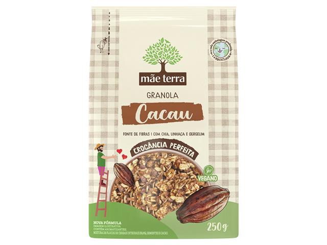 Granola Integral Cacau Mãe Terra 250g
