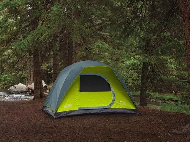 Casa De Campaña Coleman Amazonia, 2 Personas, Gris Con Verde