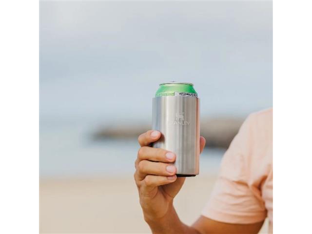 Porta Lata Can Cooler Térmico com Tampa Stanley Stainless Steel 296ML - 4