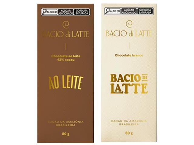 Kit Chocolates Bacio di Latte ao Leite + Branco