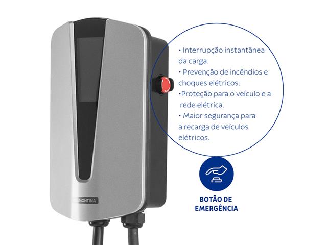 Estação de Recarga para Veículos Elétricos 7,4 kW Tramontina com Apk - 8