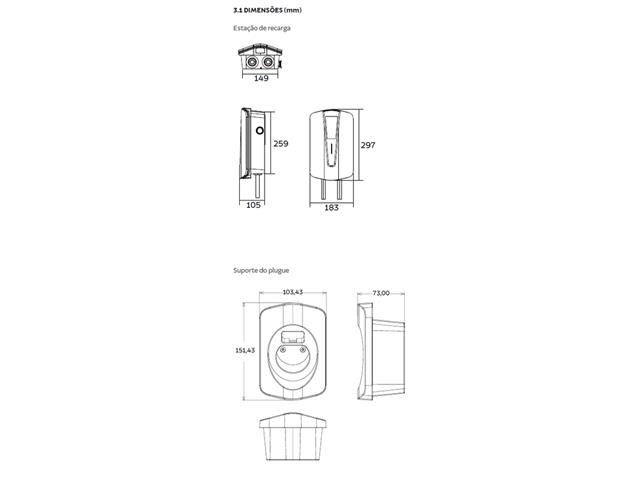 Estação de Recarga para Veículos Elétricos 7,4 kW Tramontina com Apk - 9