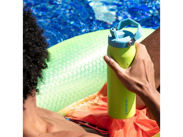 Garrafa Térmica Stanley Aero Straw Bright Lime 710Ml - 2