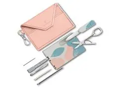 Tarjetero Miltiherramientas Paris Style color rosa