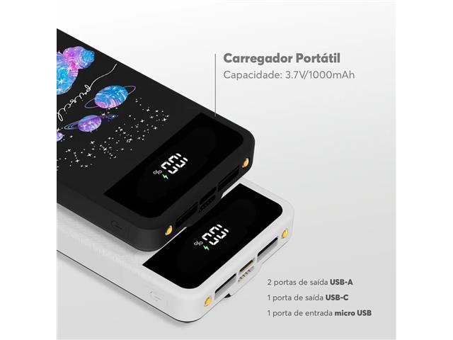 Powerbank Gocase 10.000 Mah Branco - 4