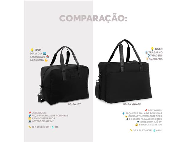 Bolsa Gocase Tote Preta - 9