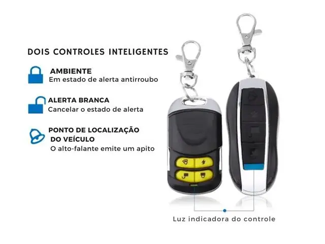 Alarme Universal para Motos com Controle Antifurto Gadnic - 4