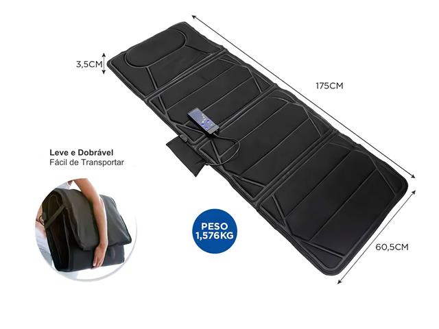 Esteira Massageadora Gadnic com 10 Motores E Aquecimento 110v - 6