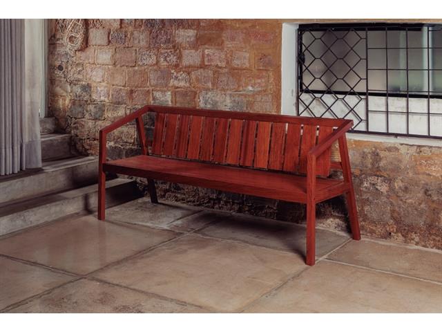 Banco Tramontina Lanati em Madeira Jatobá com Encosto 180 cm FSC - 1