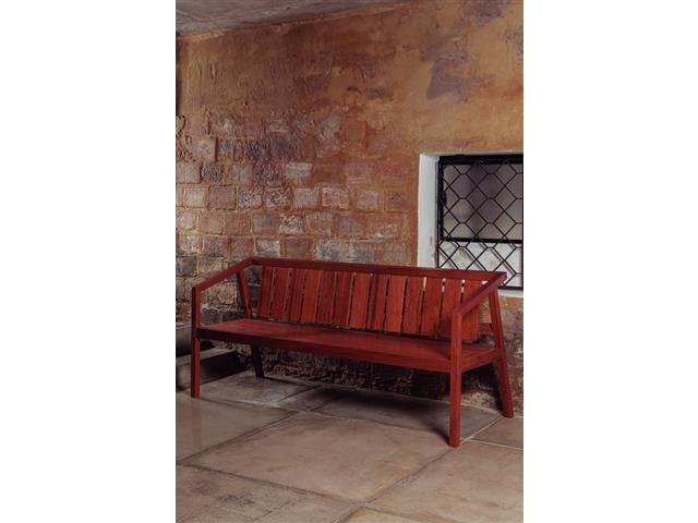 Banco Tramontina Lanati em Madeira Jatobá com Encosto 180 cm FSC - 3