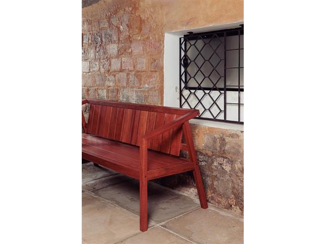 Banco Tramontina Lanati em Madeira Jatobá com Encosto 180 cm FSC - 4