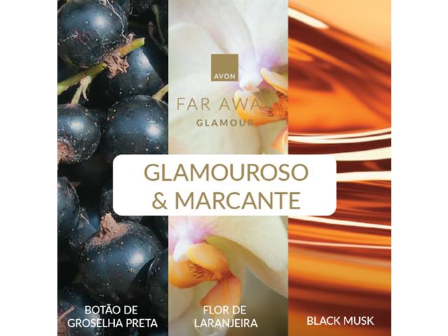 Colônia Avon Far Away Glamour 50ml - 2