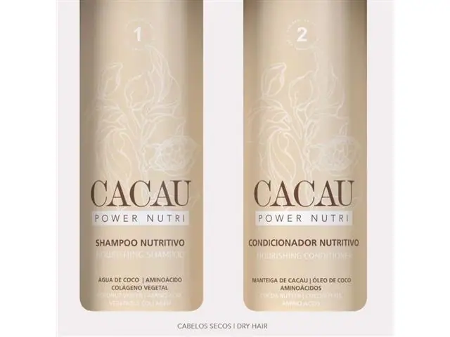 Kit Cacau Shampoo + Acondicionador 1 litro Richee Professional