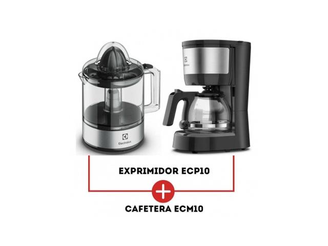 Combo Electrolux Exprimidor Cítricos 800ml + Cafetera Eléctrica 600ml