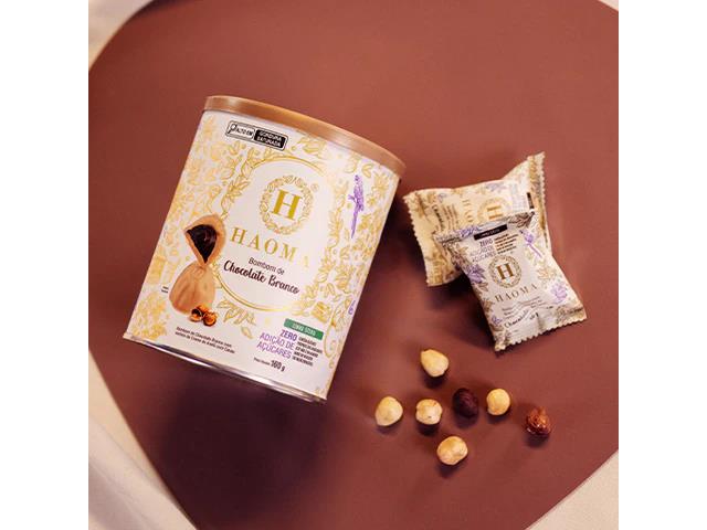 Bombom Chocolate Branco Haoma Linha Stevia 160G - 3