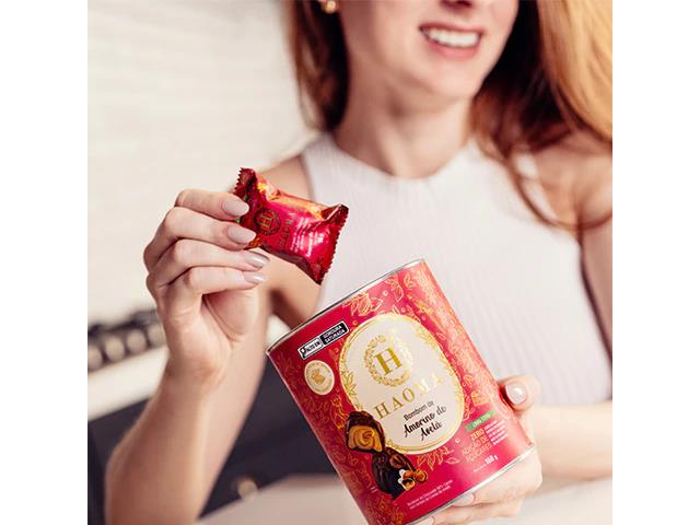 Bombom Amorino de Avelã Haoma Linha Stevia 160G - 2