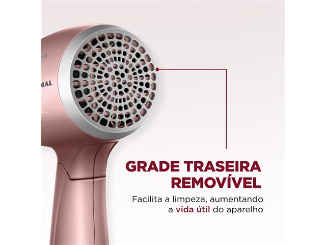 Secador de Cabelos Travel Golden Rose Mondial SC-47-GR Bivolt - 5