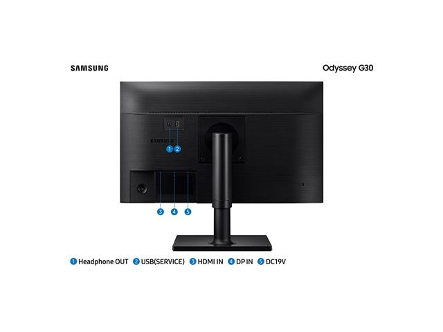 Monitor Gamer Odyssey G30 24" Samsung FHD 144Hz LS24BG300ELMZD - 8
