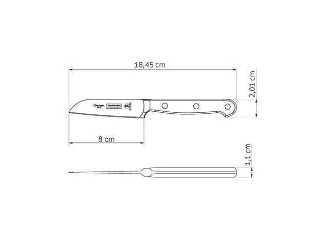 Cuchillo Legumbres 3 Century Wood Tramontina