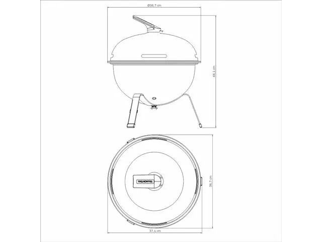 Parrilla TCP 320L Grill a Carbon Tramontina