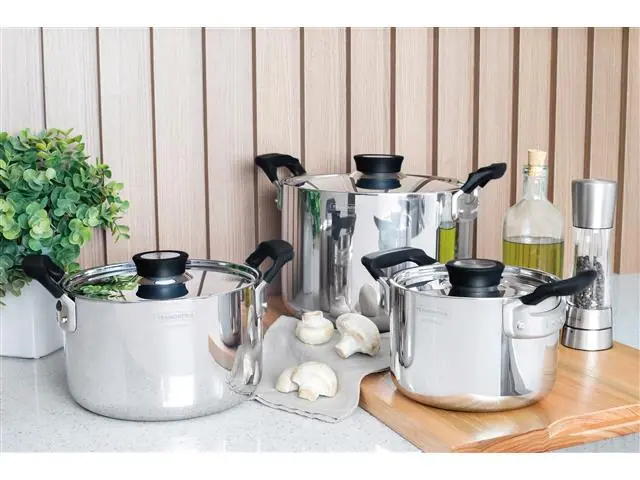 Bateria de Cocina 3pzas Grano Compact Tramontina