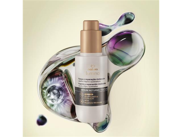 Sérum Noturno Força e Reparação Molecular Natura Lumina 100ml - 1