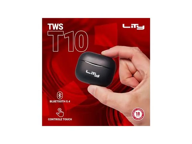 FONE BLUETOOTH TWS –25H DE USO | FAST CHARGER | IPX4 (T10B - BRANCO) - 6