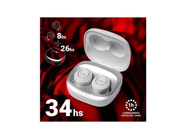 Fone Bluetooth Bud 5.4 ENC / ANC 2 Mic  34H Verde (T14V) - 6