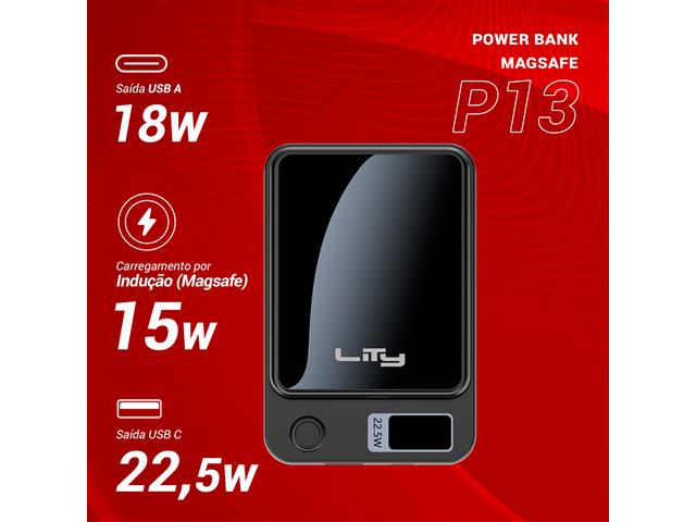 POWERBANK MAGSAFE 10.000 mAh - 20W POTÊNCIA  - 9