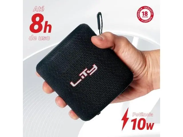 Caixa Bluetooth 10W 8hs SD Card -  Azul (B13A) - 4