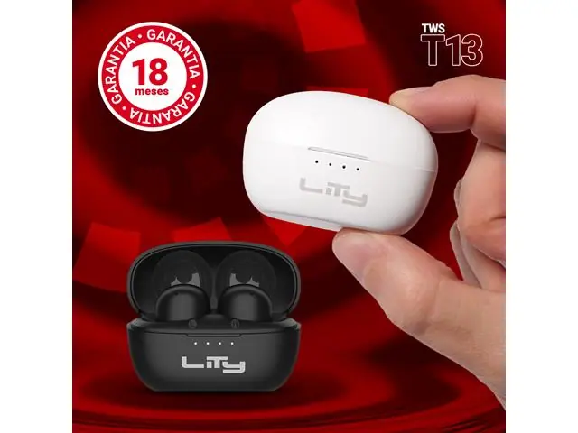 FONE BLUETOOTH BUD – ENC| 34H | BLUETOOTH 5.4 (T13P - PRETO) - 1