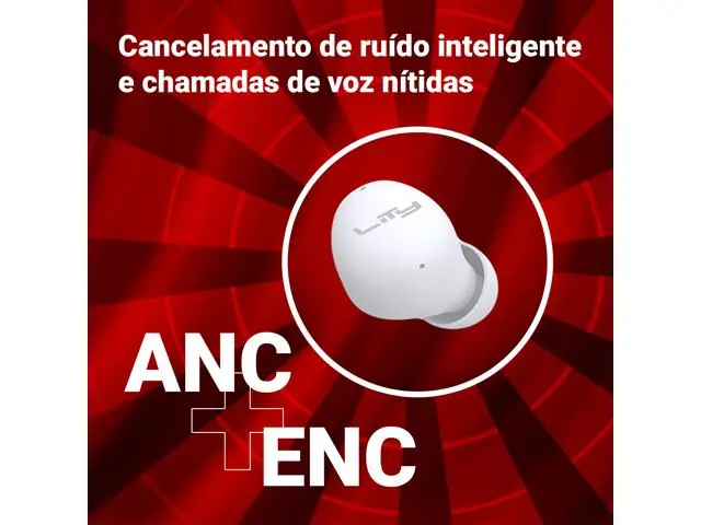FONE BLUETOOTH BUD – ENC| 34H | BLUETOOTH 5.4 (T13P - PRETO) - 7