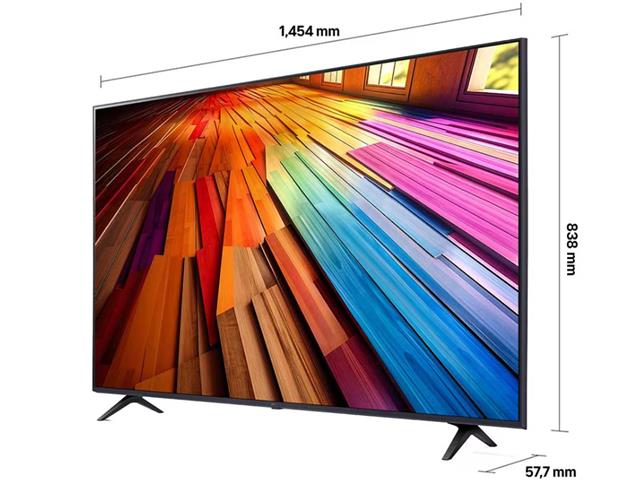 Smart TV LED 65"LG UHD 4K IA ThinQ TV HDR10 webOS 24 3HDMI Alexa Wi-Fi - 2