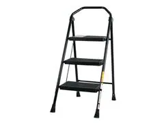 Escalera tubular, plegable, 3 peldaños, Truper