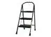 Escalera tubular, plegable, 3 peldaños, Truper - 0
