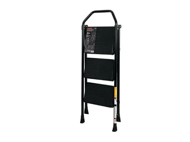 Escalera tubular, plegable, 3 peldaños, Truper
