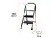 Escalera tubular, plegable, 3 peldaños, Truper - 2