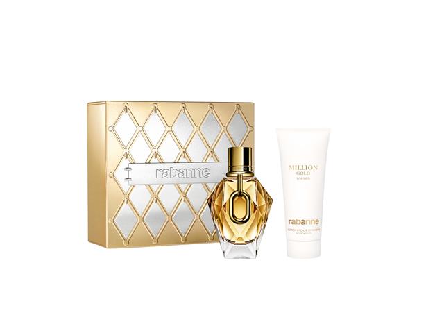 Kit Rabanne Million Gold for Her Perfume Fem EDP 90ml + Creme Corporal - 1