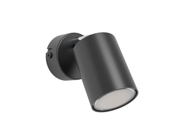 Foco Sobrepuesto Reciso Acero Negro 1x5W Eglo