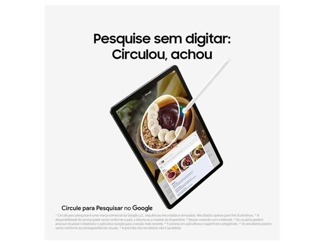 Tablet Samsung Galaxy S10 FE Cinza com 10,9" WiFi 8GB RAM 128GB - 2