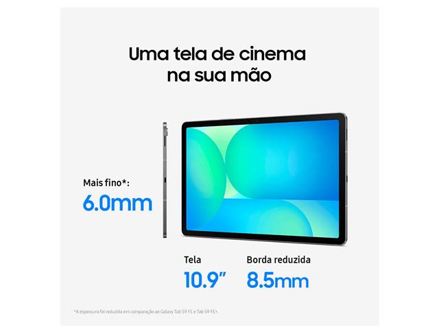 Tablet Samsung Galaxy S10 FE Cinza com 10,9" WiFi 8GB RAM 128GB - 4