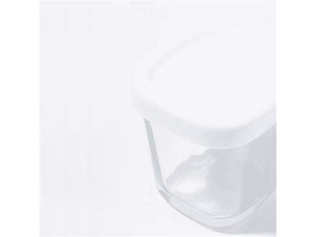 Kit 4 potes de vidro para leite e papinha Branco 150ml Petit Piá - 2