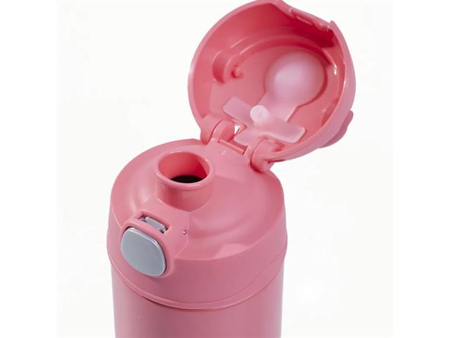 Garrafa Térmica Infantil Funtainer F404 Coral Thermos 470ml - 2