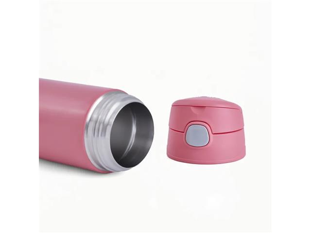 Garrafa Térmica Infantil Funtainer F404 Coral Thermos 470ml - 3