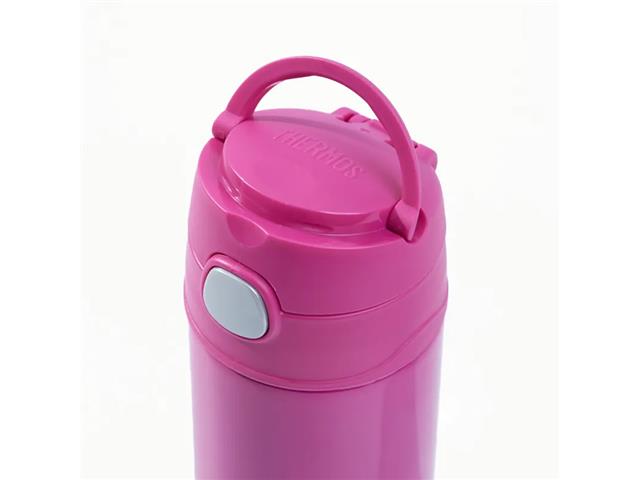 Garrafa Térmica Infantil Funtainer F401 Rosa Thermos 355ml - 2