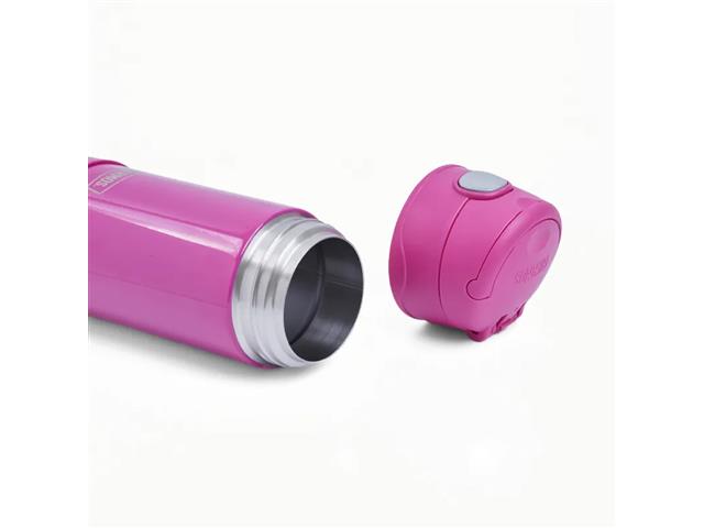 Garrafa Térmica Infantil Funtainer F401 Rosa Thermos 355ml - 3
