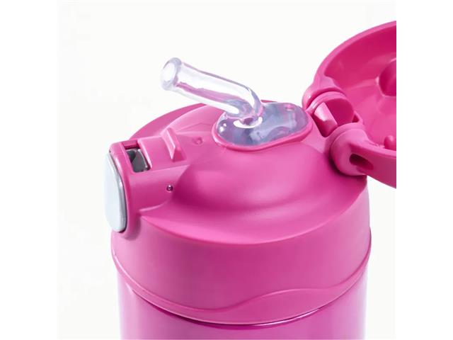 Garrafa Térmica Infantil Funtainer F401 Rosa Thermos 355ml - 4